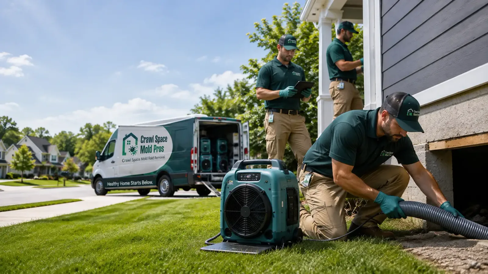 Crawl Space Mold Removal in Upland, NE